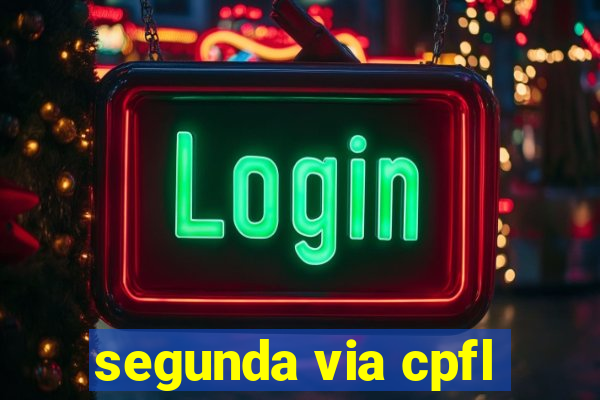 segunda via cpfl